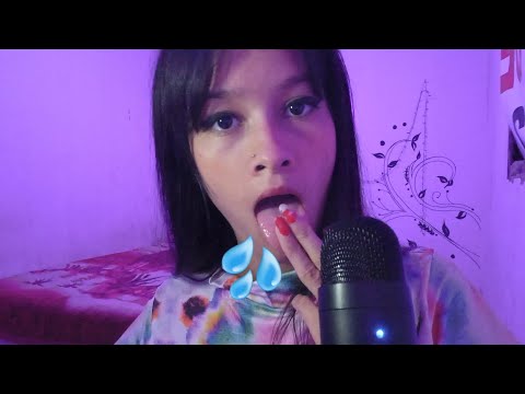 ASMR ultra wet mouth sounds with licks to relax