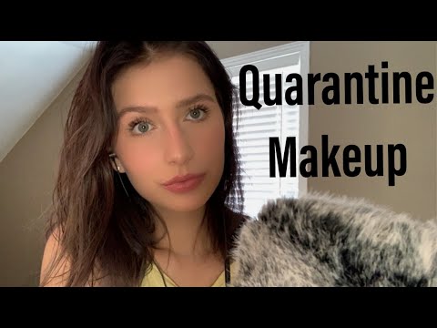 ASMR | MY QUARANTINE MAKEUP ROUTINE