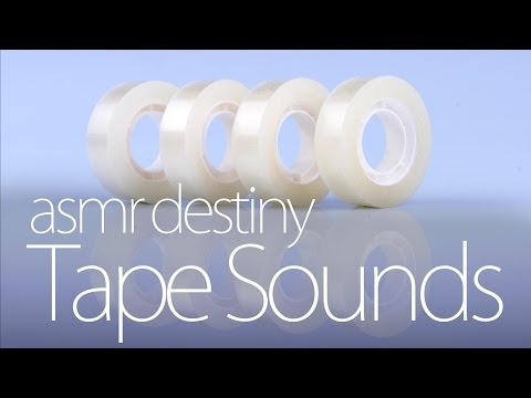 ASMR Tape ~ Sound Triggers (3D, binaural, ear to ear)