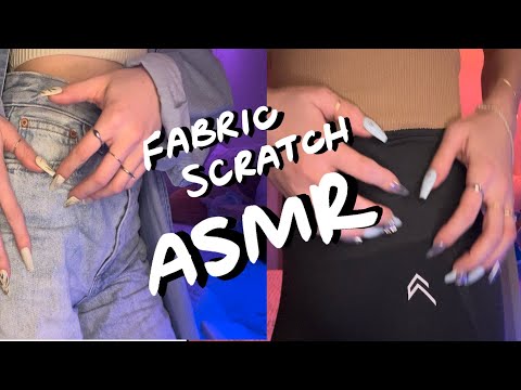 ASMR: 30 MINUTES OF FABRIC SOUNDS (leggings, jeans, shirts) and collarbone tapping to help you sleep