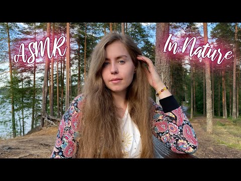 [ASMR] 🌲Walking In The Forest With A Lake 🌲 | Nature Sounds, Whisper