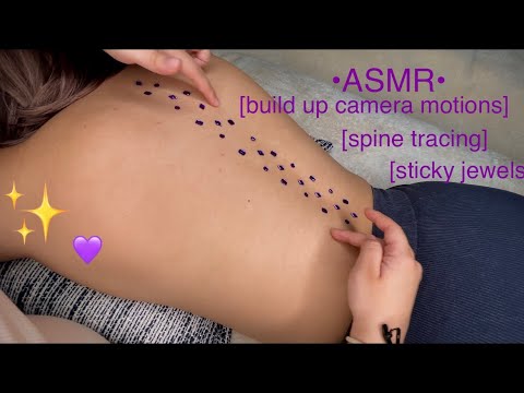 ASMR| spine examination, tracing and tingles {inaudible whispers}