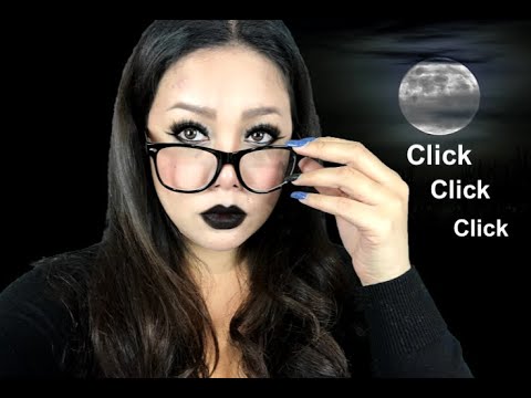 ASMR Soft Mouth Sounds with Hand Movements. Gothic Style. Sleep Hypnosis Relaxation.
