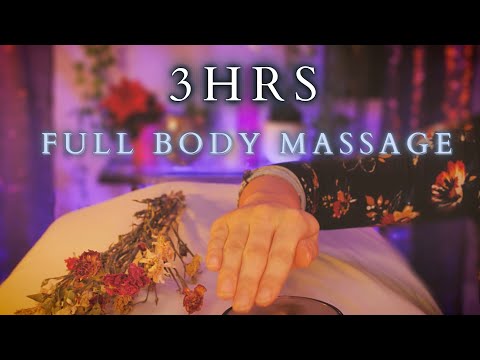 ASMR 3 HRS Full Body Massage Roleplays | Relaxing Massages for Sleep