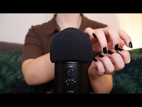 ASMR - Fast Paced Nail Sounds & Microphone Scratching [No Talking]