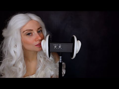 ASMR - I'm Winter and You Caught a Chill ;) Mic Blowing & In Ear Unintelligible Whisper