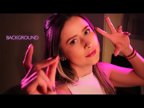 Background ASMR ✨ mouth sounds, snapping, visual triggers [to sleep, study, focus, relax...]