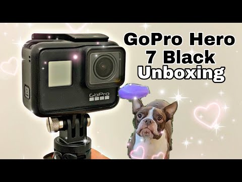 GoPro Hero 7 Black + accessories unboxing *ASMR