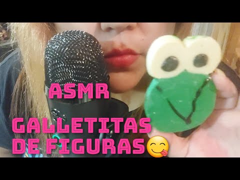 ASMR-Comiendo Galletas de figuritas😋/eatingsound(EnEspañol)