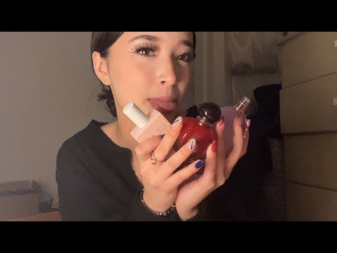 ASMR ~ showing you my perfume collection ~ close whispers