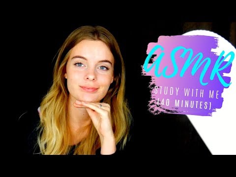 40 Minute [ASMR] Study With Me