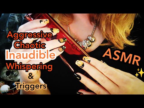 ASMR Fast & Aggressive Inaudible Whispering Roleplay