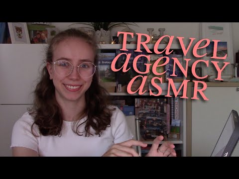 [ASMR] Relaxing Travel Agent plans your Vacation to the Beach 🏝☀️ (whispered role-play)