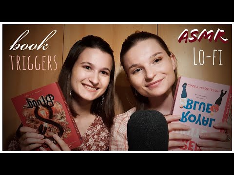 2K sub special - My sister tries ASMR (book triggers) | Praliene ASMR 🍫