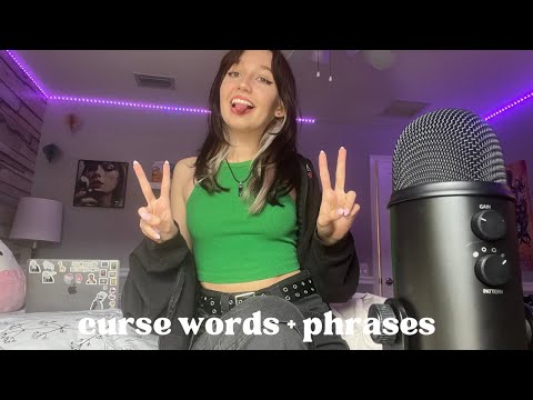 chaotic ASMR | curse words + phrases 😸🤍l