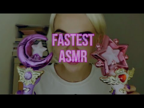 FASTEST ASMR IN THE WORLD ( TAPPING, SCRATCHING, FOCUSING GAMES etc. )