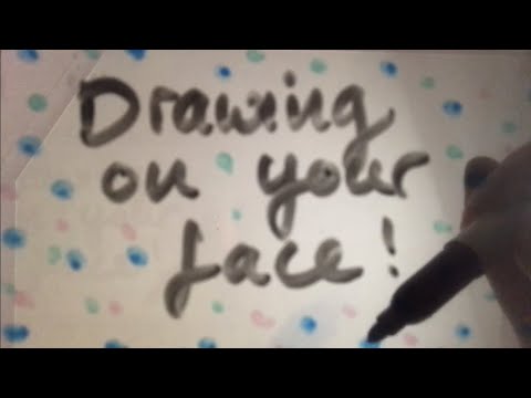 [ASMR] drawing RIGHT on your face ~ soft spoken, visual triggers