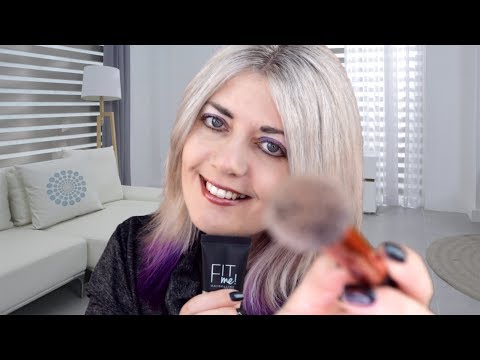 ASMR Best Friend Does Your Make Up - Whispered Chat, Brushing, Personal Attention, Tapping