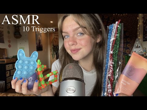 ASMR Your 10 Favorite Triggers (Tapping,Lotion,Fidget Toys etc...)