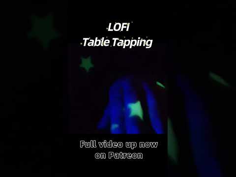 ASMR TABLE TAPPING AND SCRATCHING FOR SLEEP (LOFI, Low Light) #asmrtapping #asmrshorts #tapping ⭐🌛