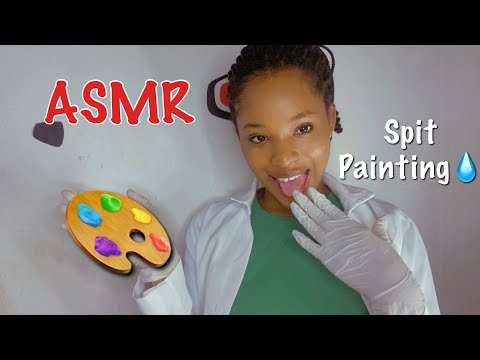 ASMR Spit Painting | Role Play: Doctor Checkup