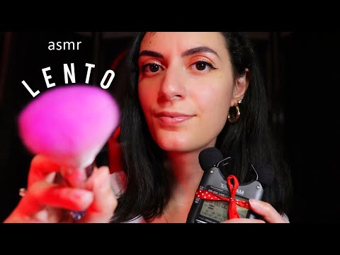 ASMR español para quien Ama el ASMR LENTO 😴 (Mouth sounds, visual, Susurros)