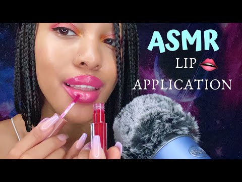 ASMR LIP APPLICATION 💄 Tapping Sounds + Life Update 🌎