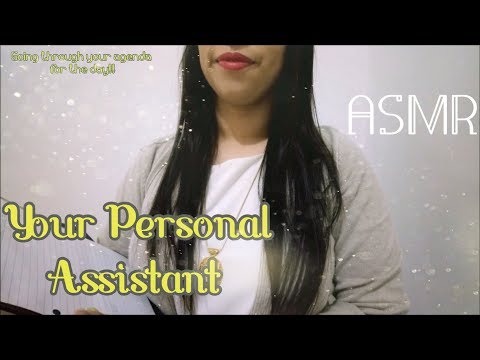 [ASMR] 📋📇 Personal assistant roleplay | Personal Attention
