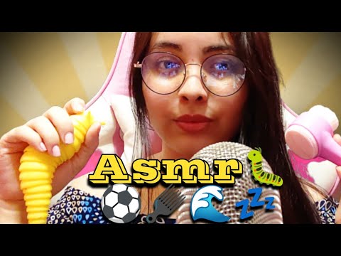 💤99%Das Pessoas Dorme Com Esse ASMR💤🐛🌊🪮⚽💤