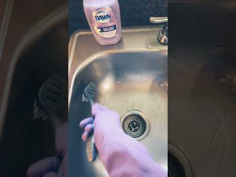 ASMR Saturday Morning Sink Cleaning!🧽🧼