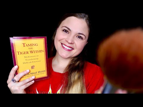 ASMR | Reading Positive Thoughts & Brushing Your Face
