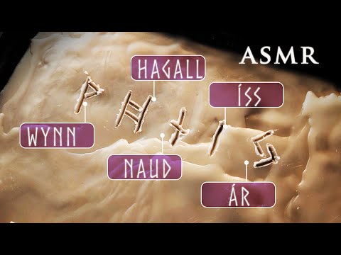 ASMR Rune Poems ᚹ ᚻ ᚾ ᛁ ᛃ (Wynn, Hagall, Naud, Íss, Ár)