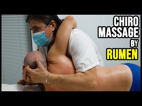 🩲 CHIROPRACTIC FULL BODY MASSAGE by RUMEN | NECK CRACK | ASMR relaxing voice