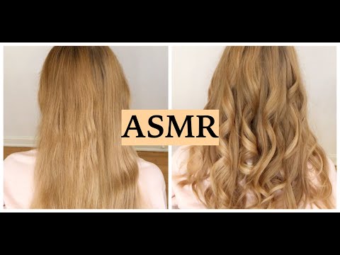 ASMR SLEEP INDUCING HAIR CURLING (Satisfying Brushing, Spraying and Hair Play Sounds)
