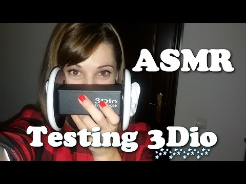 ASMR español Testing 3Dio/Tapping/Whispers/Mouth Sounds/ Drops