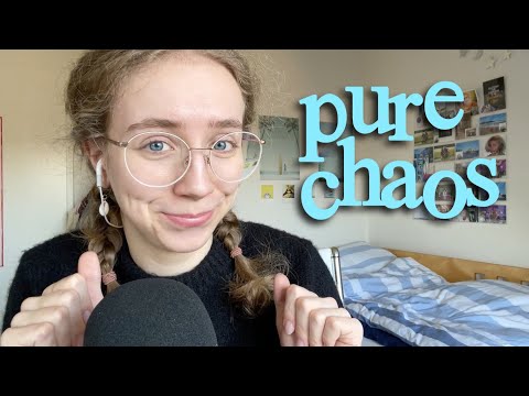 ASMR but I have NO idea what I'm doing 🤍❄️ (fast & chaotic)