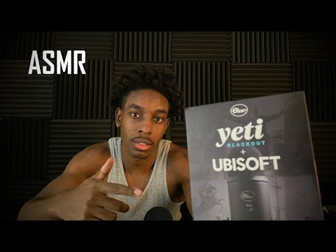 [ASMR] Relaxing mic unboxing/close whispers and tapping sounds