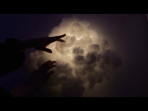 cloud asmr | visual triggers, inaudible whispering, mouth sounds *experimental*
