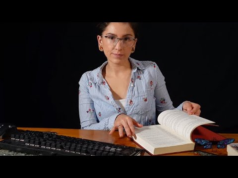 ASMR - Used Bookstore | Slow Page Turning and Typing