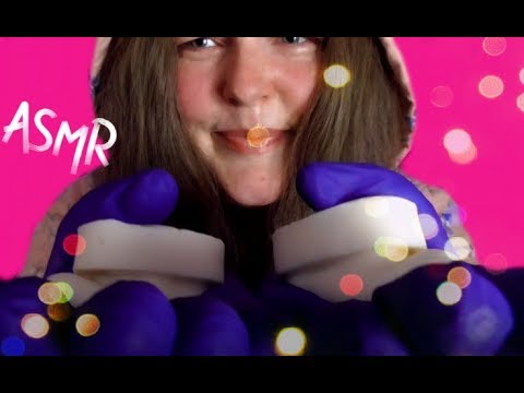 ASMR Up And Down Side Ear Cupping, Mouth Sounds, Gloves, Whispering, Tingly.