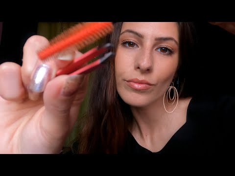 Doing Your Eyebrows ASMR Roleplay|АСМР НА БЪЛГАРСКИ|Personal Attention,Spoolie Nibbling,Mouth Sounds