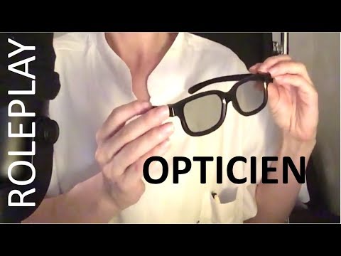 {ASMR} ROLEPLAY Opthlamo opticien * examen des yeux * ASMR français