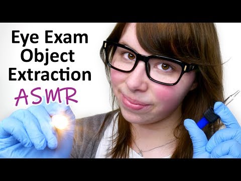 ASMR Eye Exam - You Got Something In Your Eye! (Doctor Roleplay / Light Triggers)