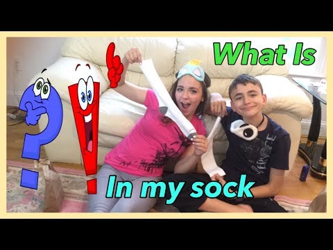FUNNY FAIL// WHAT'S IN MY SOCK CHALLENGE | Fluffy Unicorn Forever ft. My brother