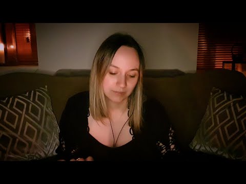 ASMR Chat | Self-Care and Dealing with Pressure 💛 (with crackling fire and tapping sounds)
