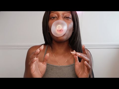 ASMR CHEWING GUM IN YOUR EAR 👂🏾💗