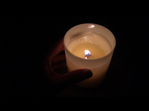 ASMR- Crackling Candle Sounds and Tapping