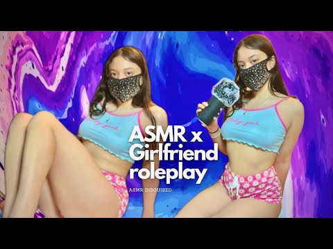 ASMR Roleplay with Mouth sounds |💕Girlfriend Gives You Massages And Scratches After A Long Day 💕