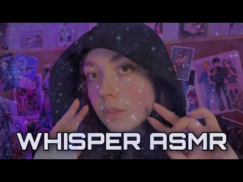 Asmr | Whispering you to sleep ( gum chewing, mouth sounds )