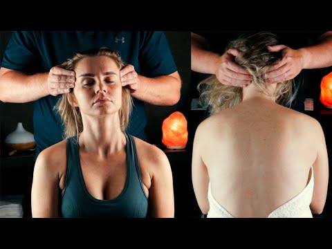 [ASMR] New Greatest Seated Massage Ever Feat Toni and Layered Relaxing Sounds [No Talking]